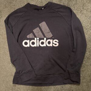 Black & White Adidas Women's X-Large Pull Over Sweatshirt